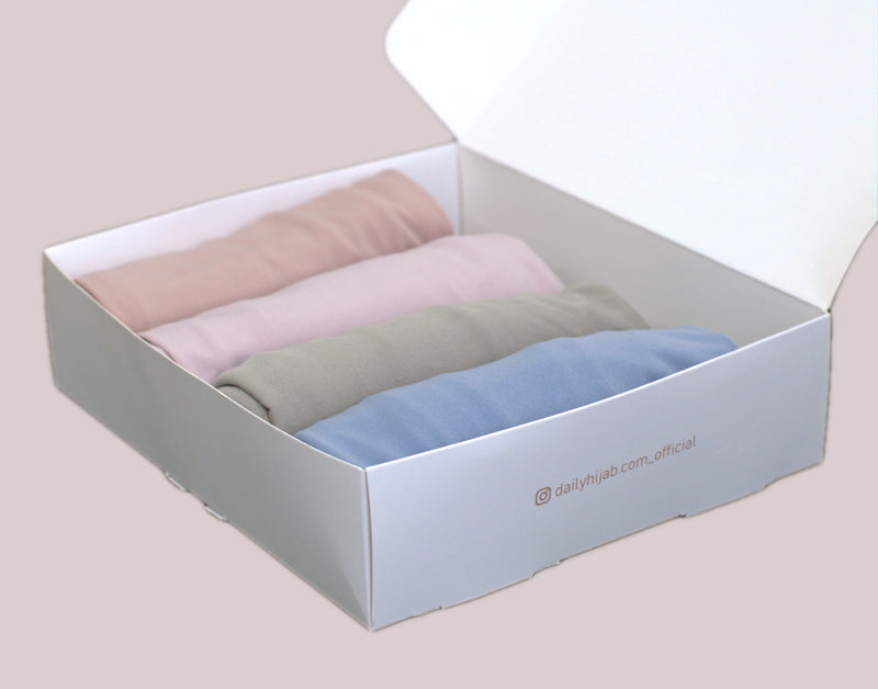 Giftset lightweight premium jersey Pastel colors